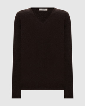 The Row Brown Purin cashmere pullover R001260Y1026