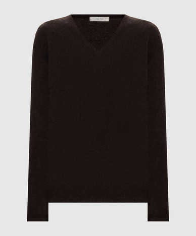 Brown Purin cashmere pullover