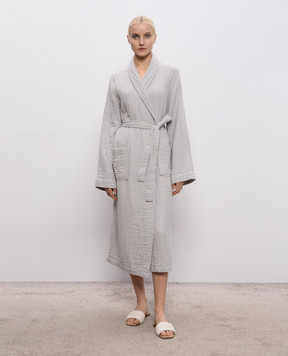 L'appartement Gray Plush Robe PLUSHAIRPLYBATHROBE
