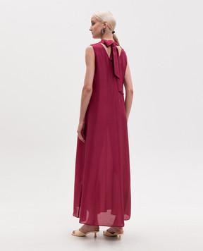 Momoni Pink CUEVA silk dress MODR00712MO