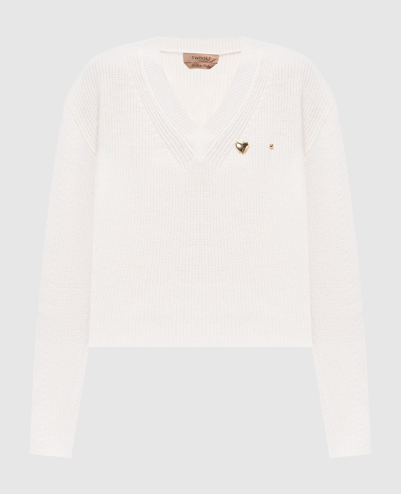 Ivory wool pullover