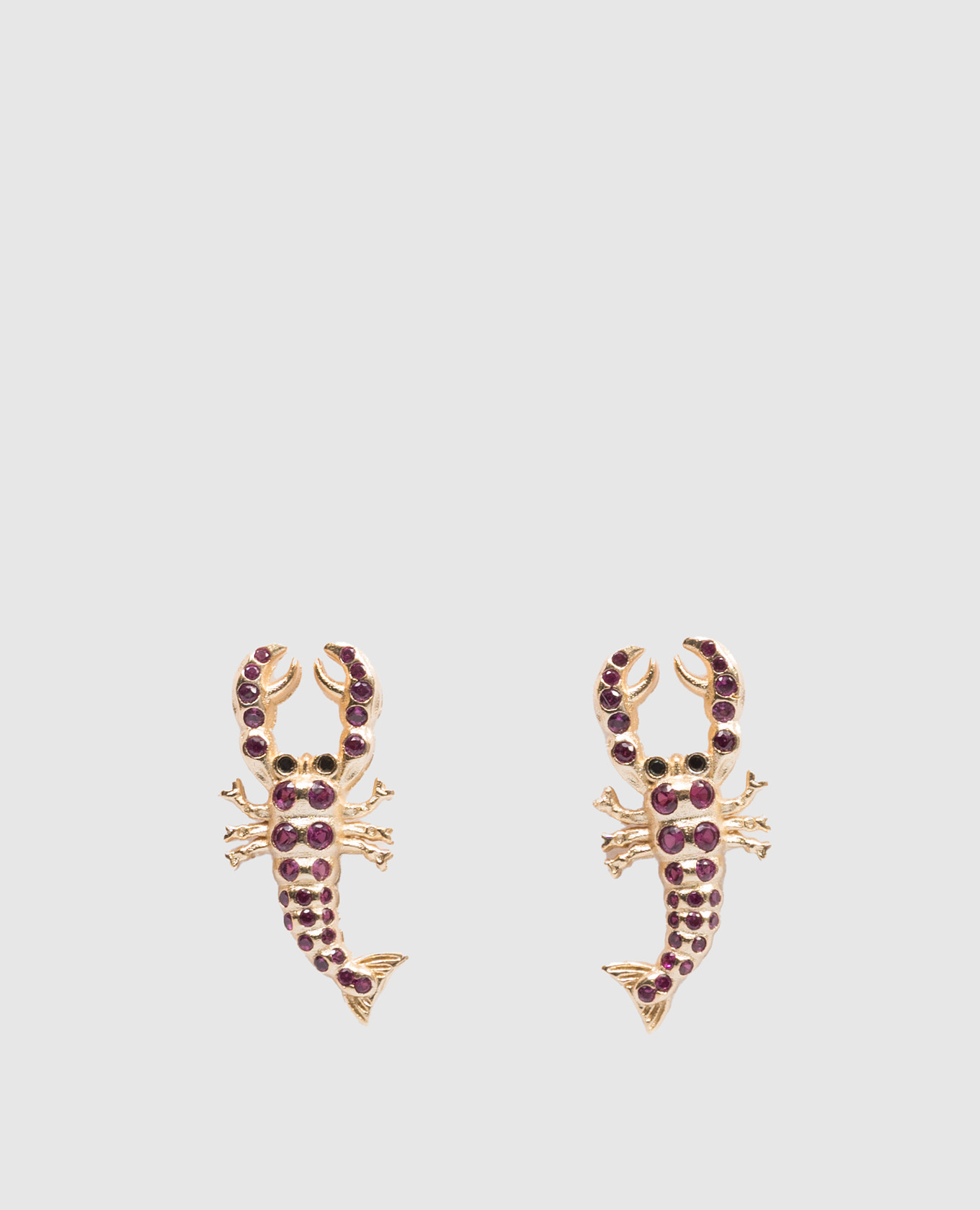 

Gold Sea Claw Earrings Oceanus, Golden