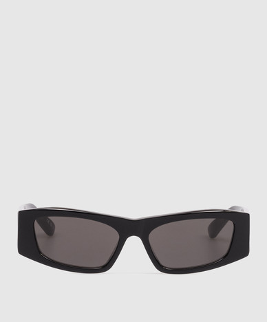 Schwarze Nano-Rechteck-AF-Sonnenbrille