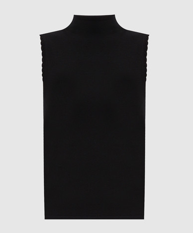 Zwarte top