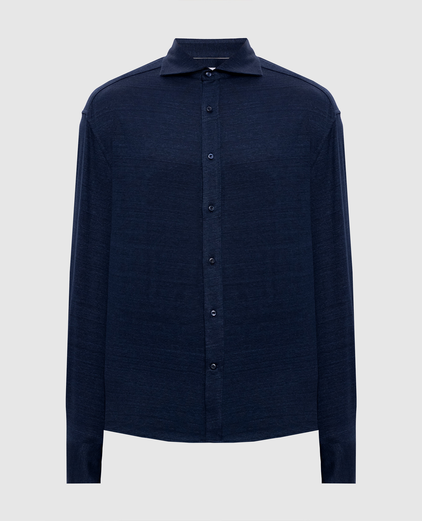 

Blue shirt with linen Brunello Cucinelli