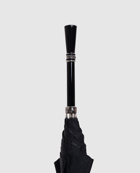 Pasotti Black Luxury cane umbrella OMITUO478RASO62781