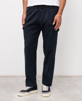 Herno Blue cargo pants PT000188U13286S