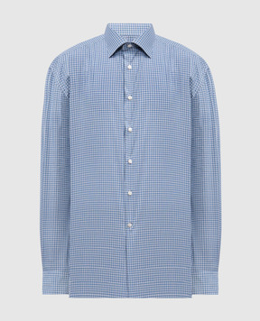 Stefano Ricci Blue checkered shirt MC003678L2420
