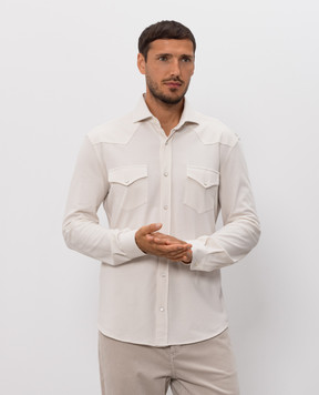 Brunello Cucinelli Ivory shirt ME8546666
