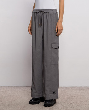 Twinset Gray cargo pants 262LI2WBB