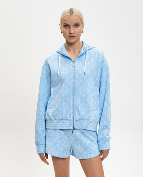 Casablanca Blue patterned sports jacket WSP26JTP46501