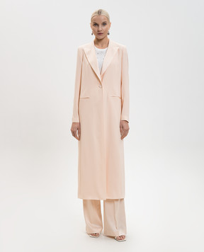 Twinset Beige coat with logo 261TP2422