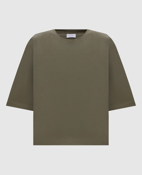 Brunello Cucinelli Khaki T-shirt M0T81BG200
