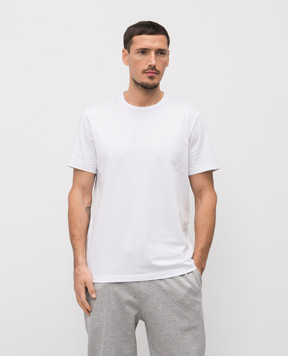 Peserico White T-shirt with logo R55000J0Q302358