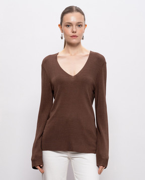 Loulou de Saison Brown pullover SAYA SAYA