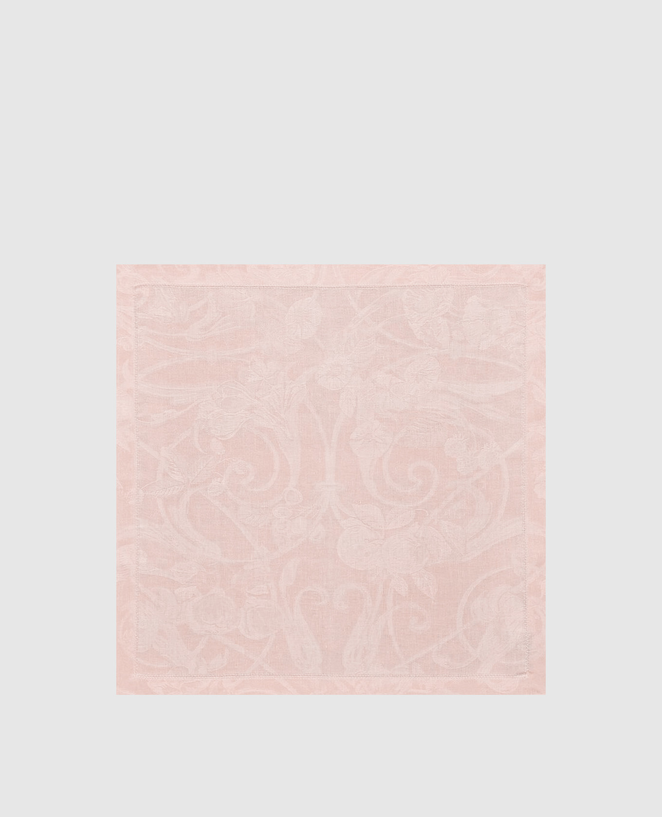 

Pink Tivoli linen napkin Le Jacquard Fraincais