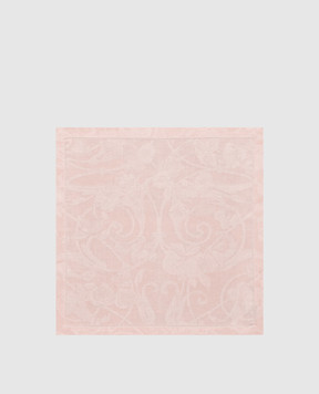 Le Jacquard Fraincais Pink Tivoli linen napkin 22507