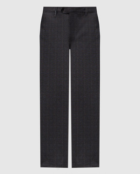 Florentino Gray checked pants 225568522710