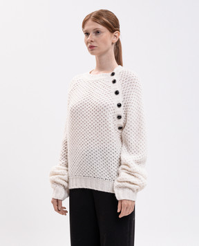Jacob Lee Ivory cashmere sweater WCC0037SS26W