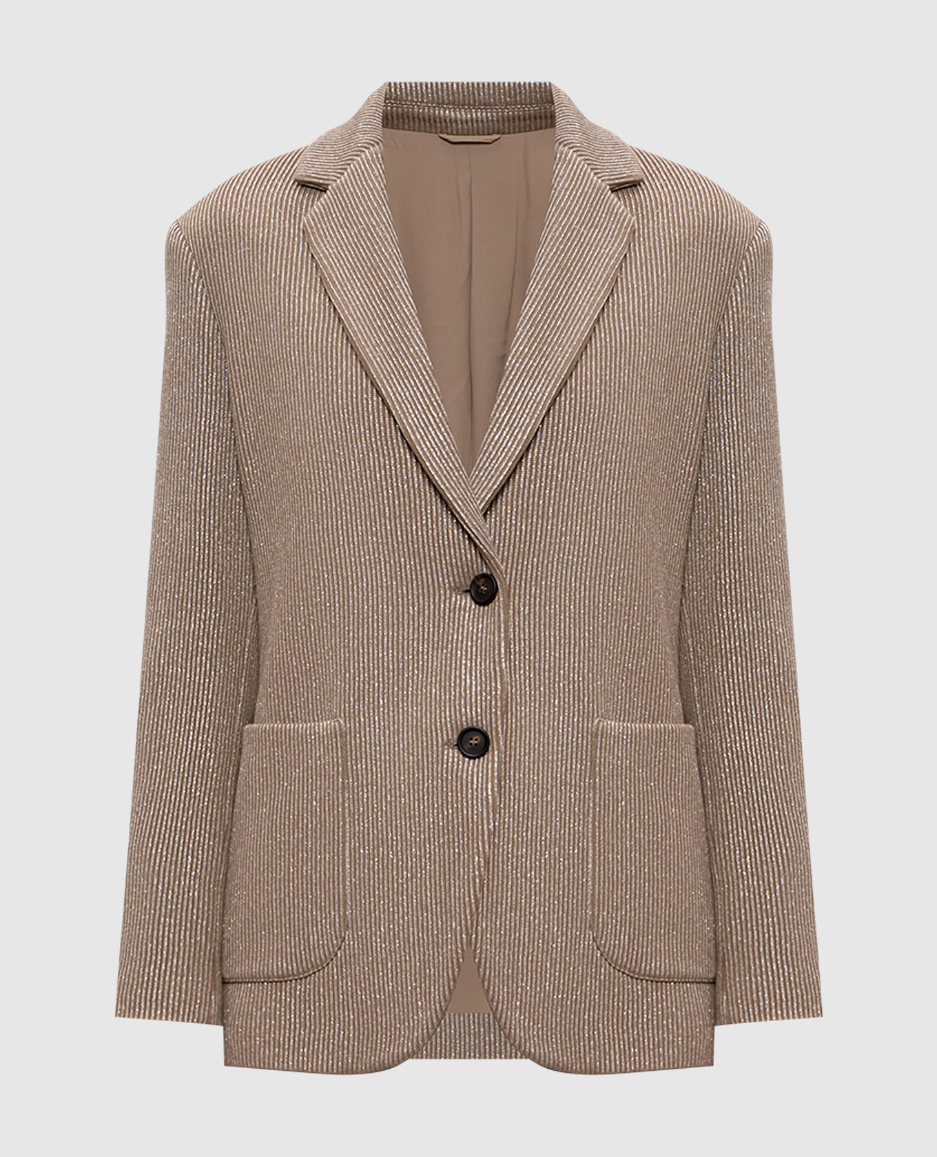 

Beige jacket with lurex Brunello Cucinelli