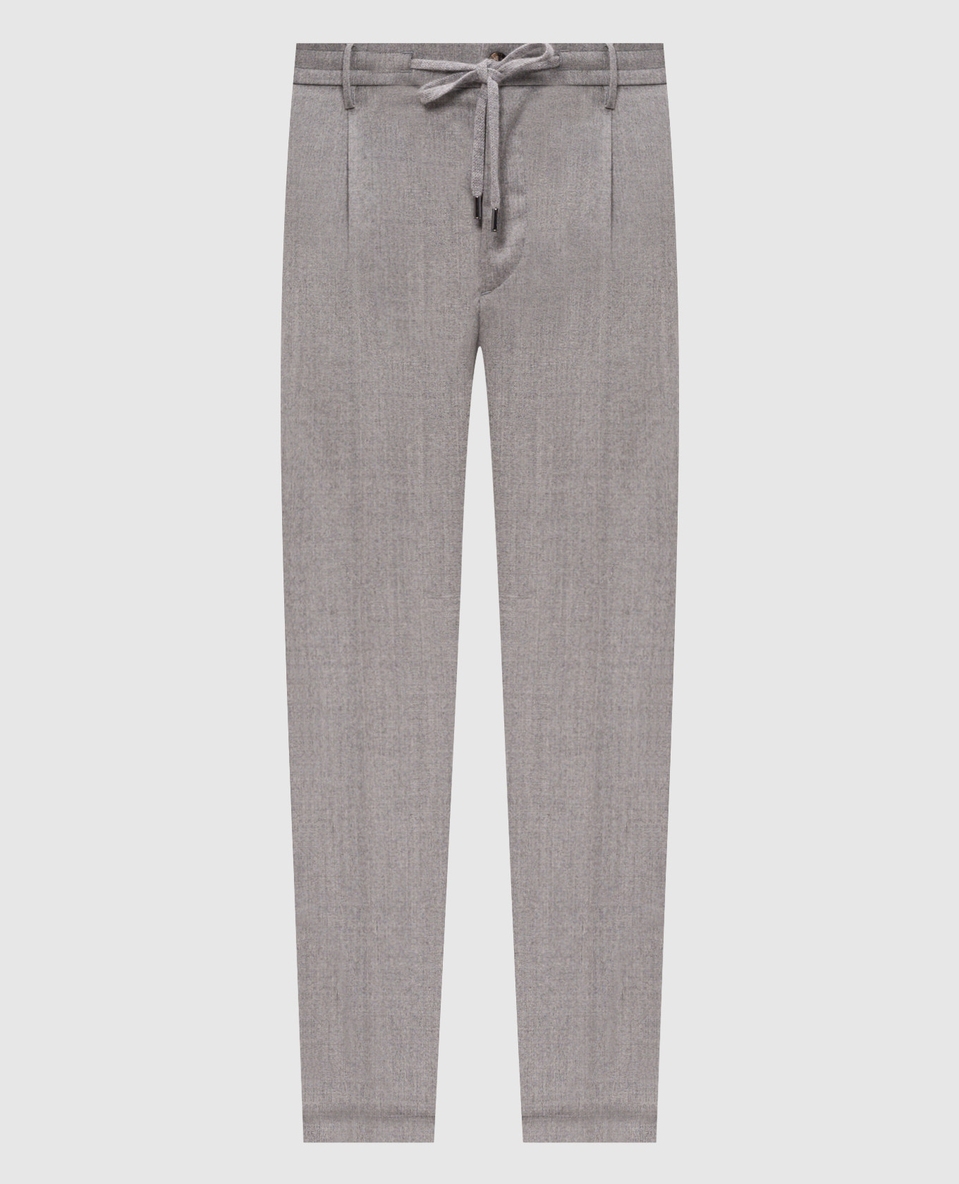 Gray wool pants