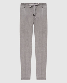Peserico Gray wool pants R5423902710