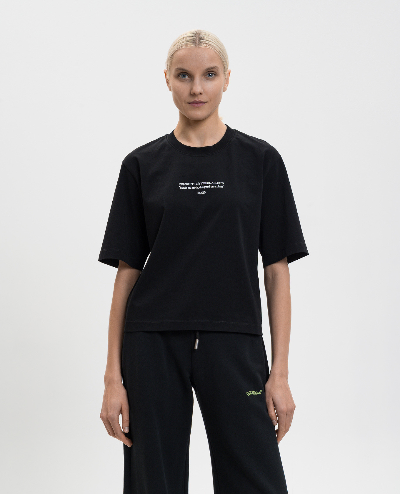 

Black T-shirt with logo Off-White