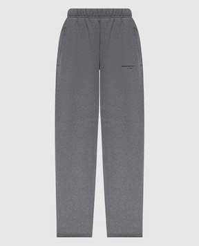 Alexander Wang Grey insulated track pants with crystals UCC4254119