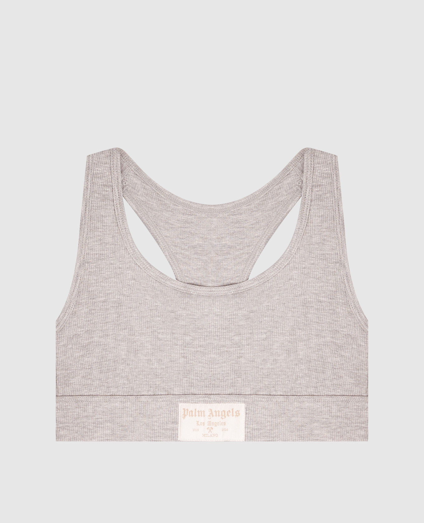 Gray top with a patch