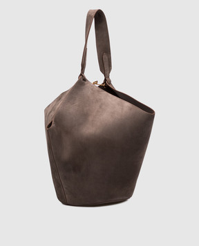 Khaite Brown suede Lotus bag H2037726