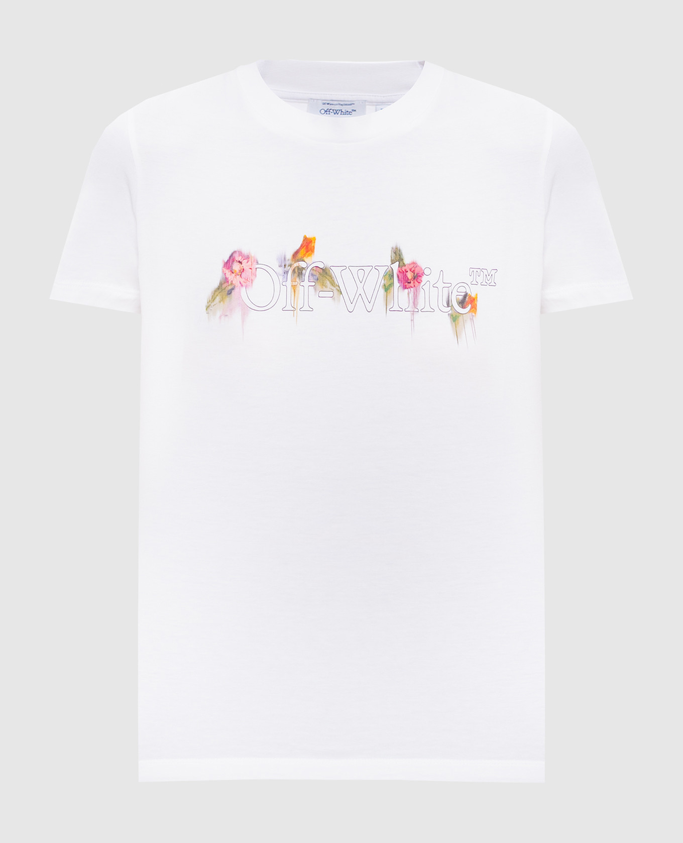 White T-shirt with logo print Off-White
