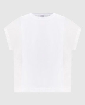 Brunello Cucinelli White straight-cut T-shirt M0T81BX800