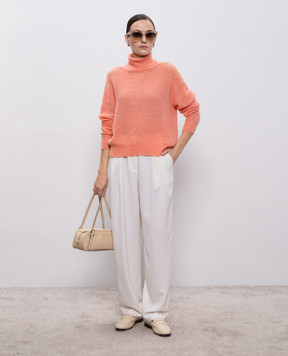 Peserico White pants with wool P0486603470