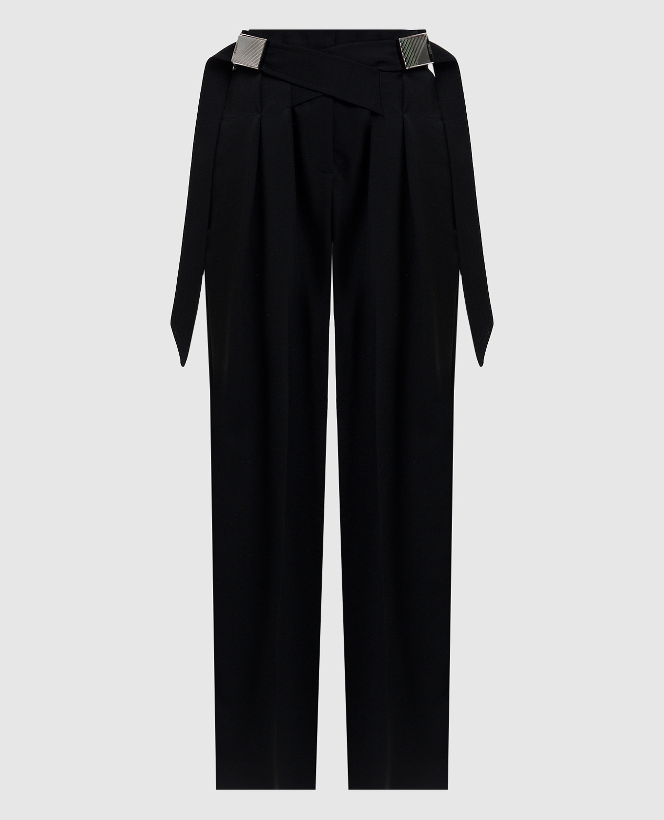 Black wool pants The Attico