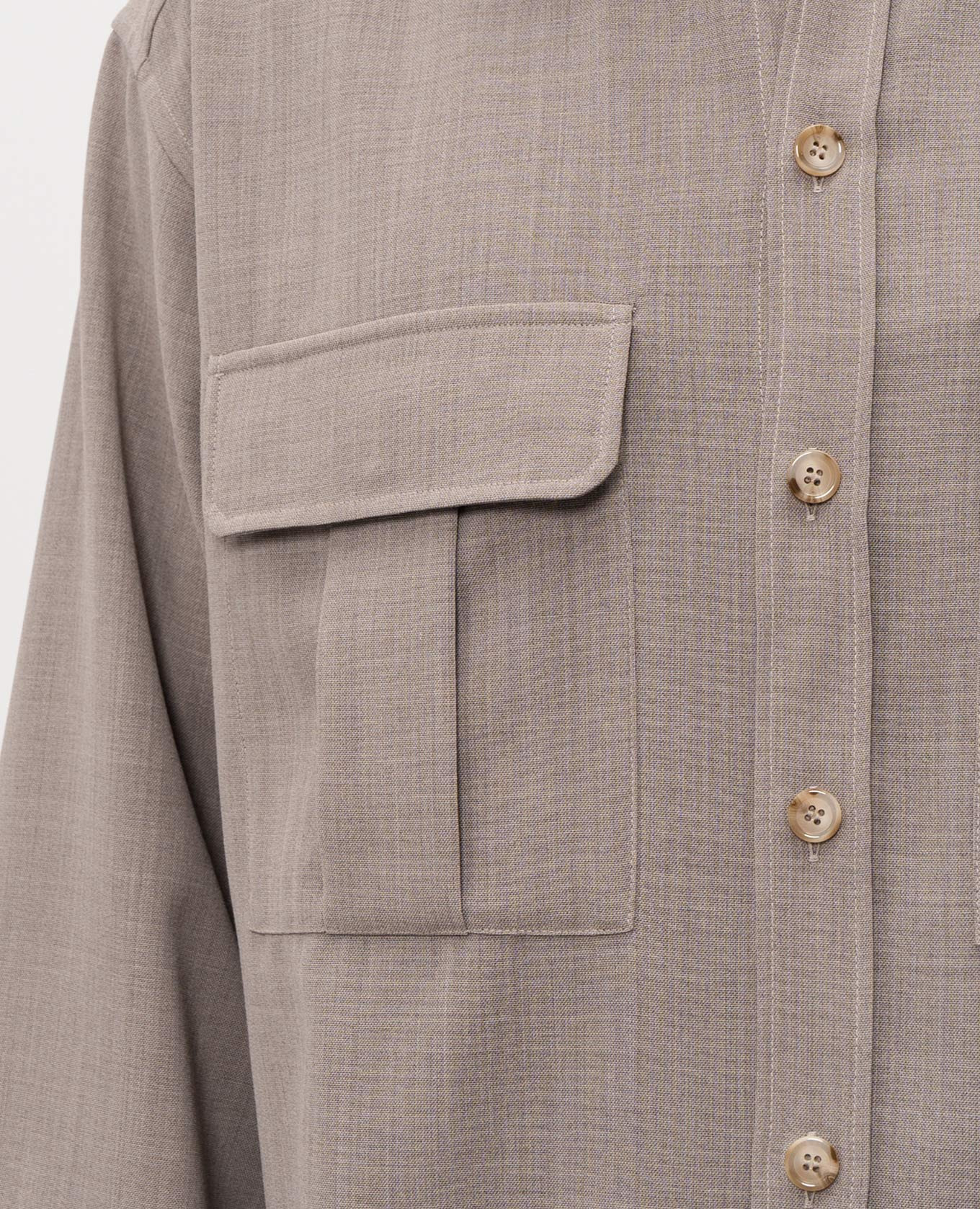 

Beige wool shirt Dolce&Gabbana