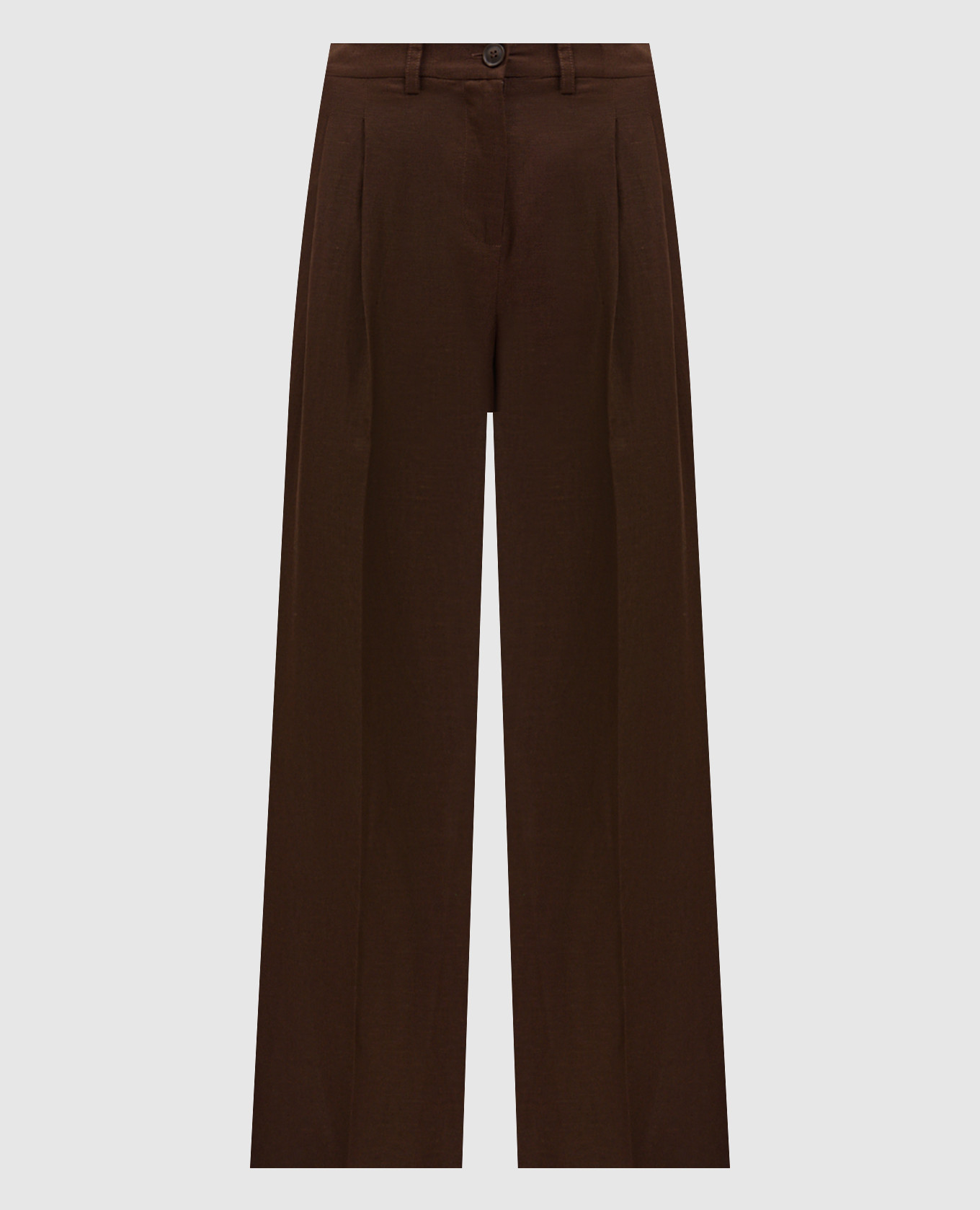 Bruine linnen broek