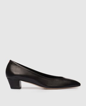 Aeyde Black leather Helia shoes PU0592001001225
