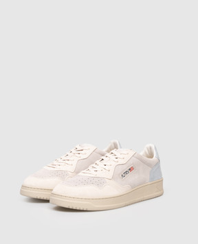 AUTRY Grey suede sneakers MEDALIST A1UNAULMTS28
