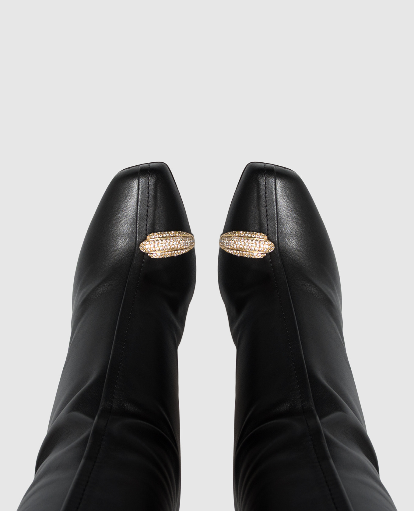 Black leather over the knee boots ENIGME Giuseppe Zanotti 4