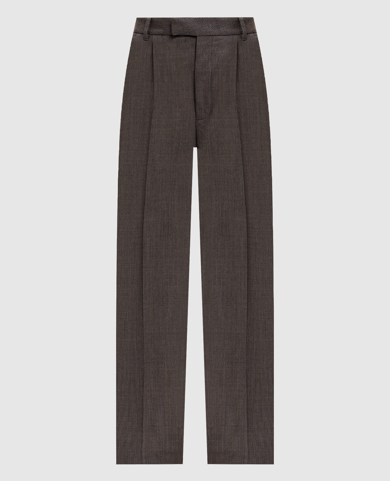 

Brown wool pants with a pattern Maison Margiela MM6