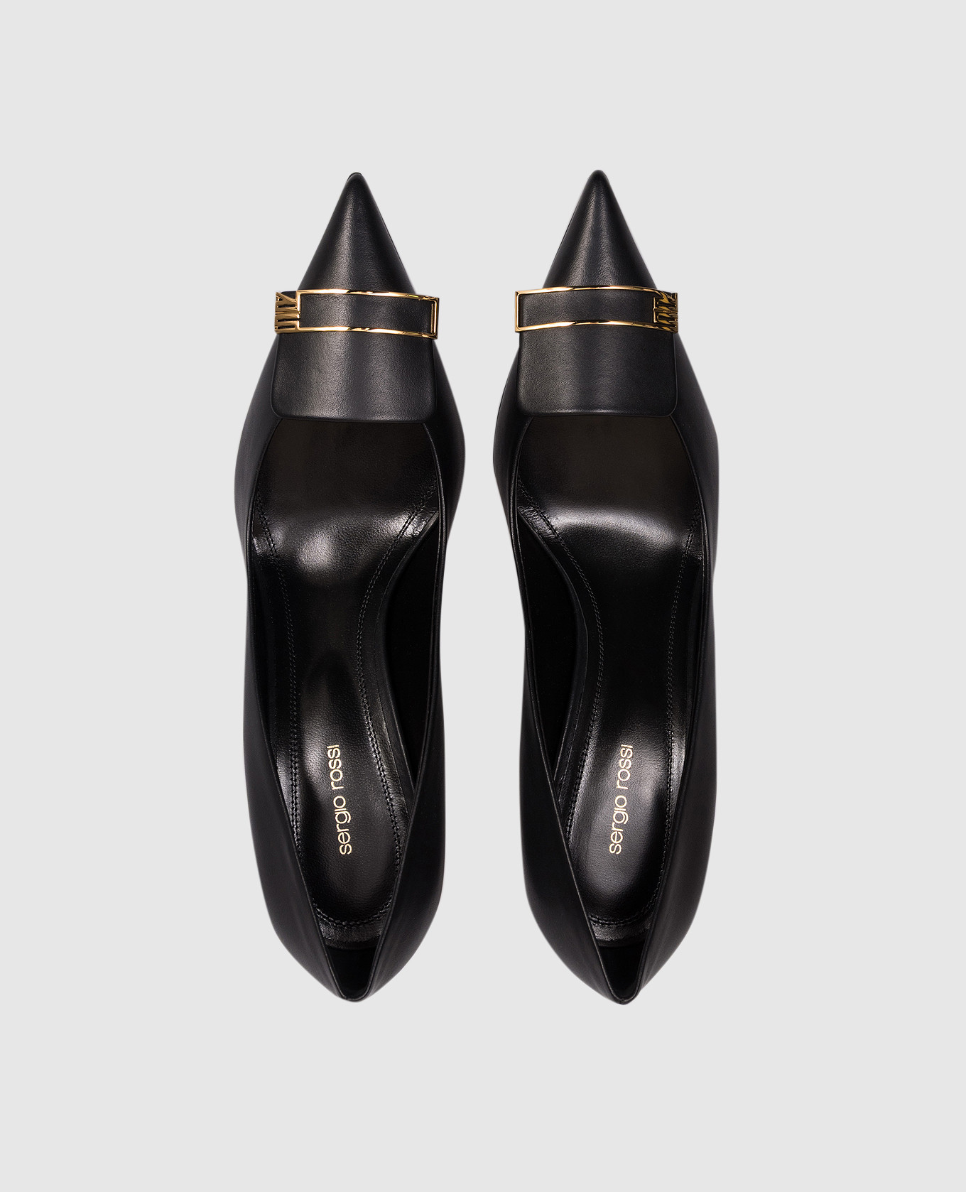 Black leather shoes Sr Evolv Sergio Rossi 4