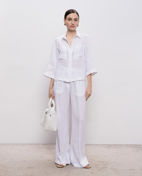Peserico White linen shirt S0600202647