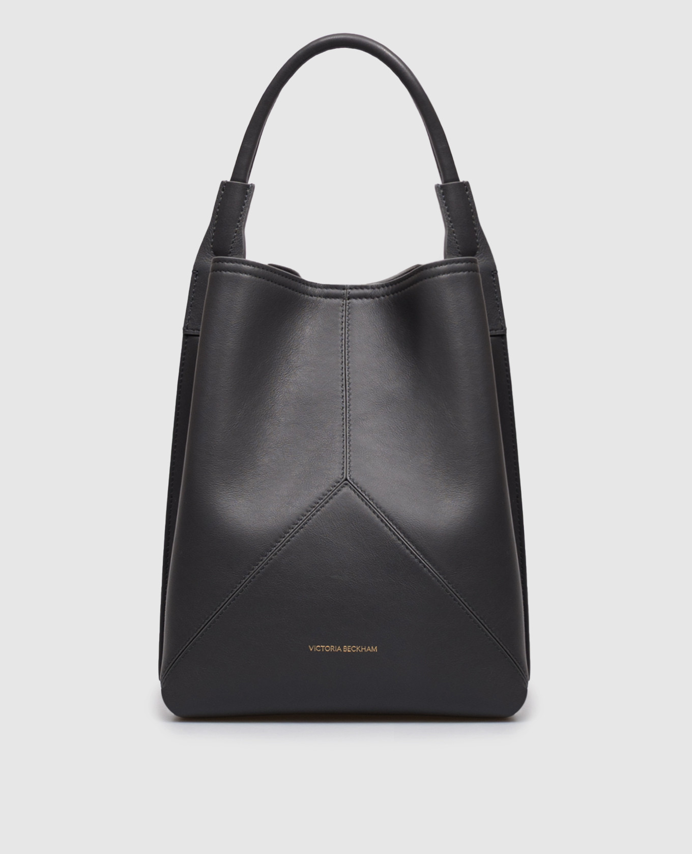 Gray leather bag Victoria