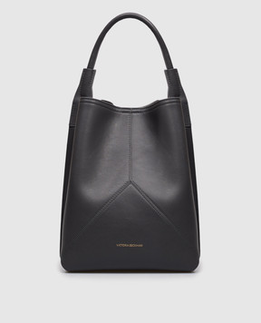 Victoria Beckham Gray leather bag Victoria B326AAC007564A