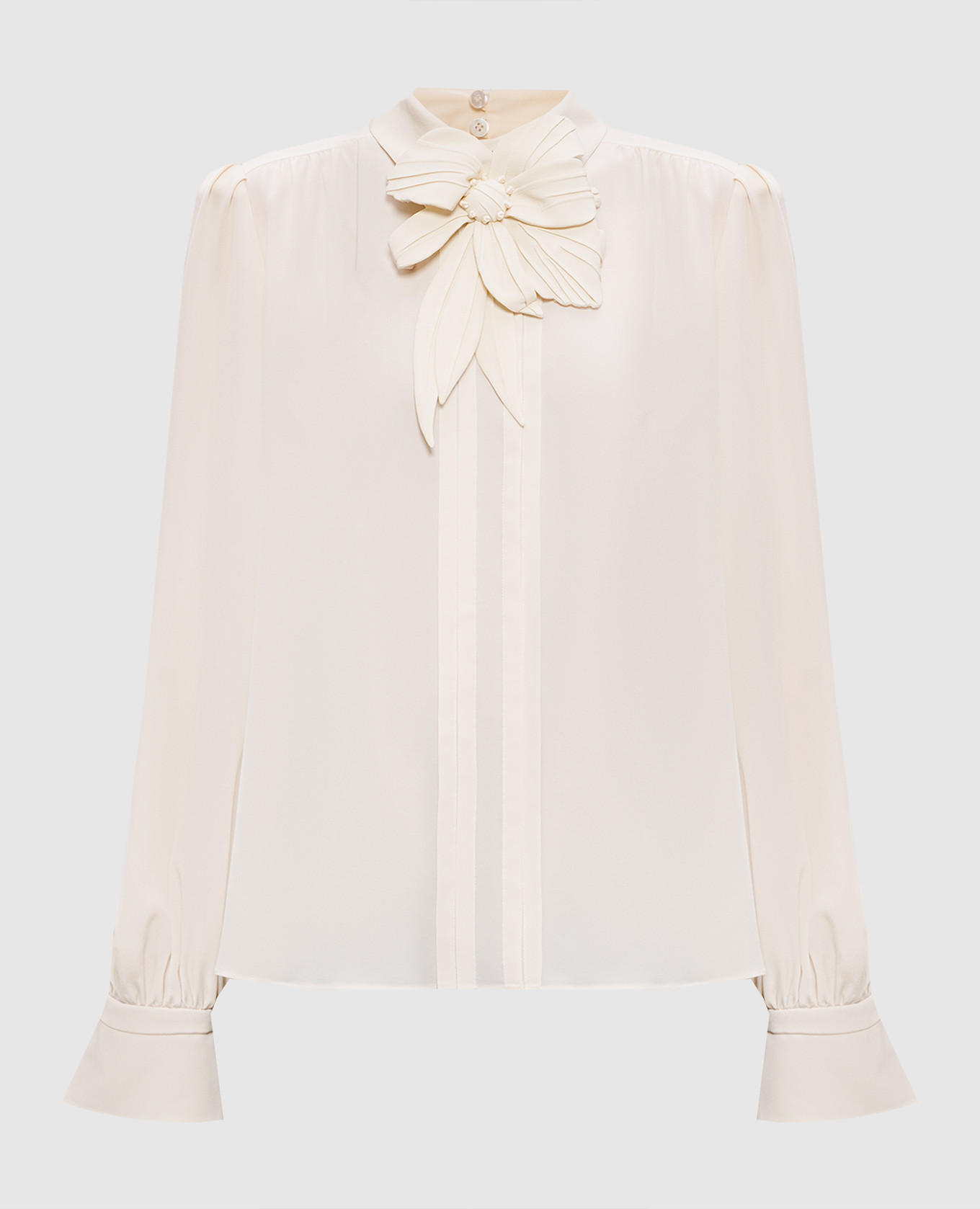 

Beige silk blouse Valentino