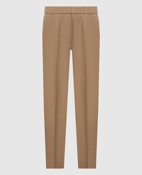 Peserico Beige wool pants P0467802581