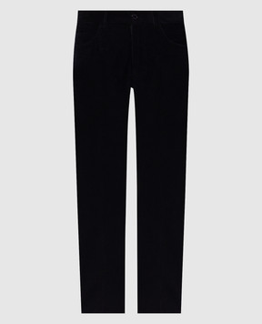 Stefano Ricci Blue corduroy pants M1T6300040CTW02T