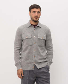Brunello Cucinelli Gray cashmere cardigan M22703806