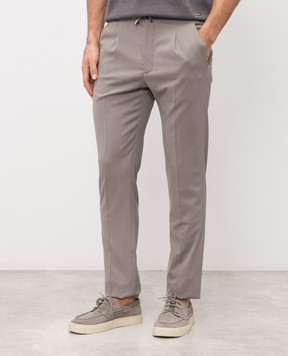 Enrico Mandelli Gray wool pants GYM02B6009