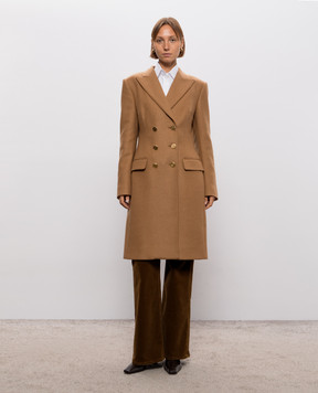 Dolce&Gabbana Brown wool coat F0N87THU2B1